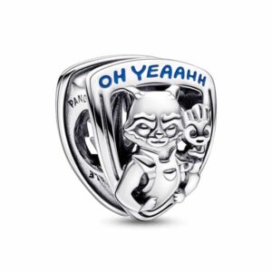 Pandora Marvel Guardians of the Galaxy Rocket Raccoon and Groot Emblem Charm 792565C01