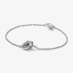 Pandora Signature Intertwined Pavé Chain Bracelet 592742C01