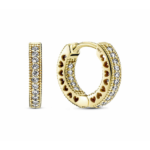 Pandora Pavé Heart Hoop Earrings 266317C01