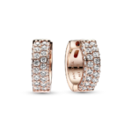 Pandora Timeless Pavé Double-row Hoop Earrings 282622C01