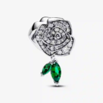 Pandora Sparkling Rose in Bloom Charm 793201C01