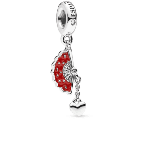 Pandora Spanish Fan sterling silver pendant charm 797879EN09