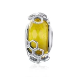 Irzu - Honeycomb Glass Murano Charm 974284