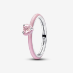 Pandora Pink Chakra Heart Ring 193088C02