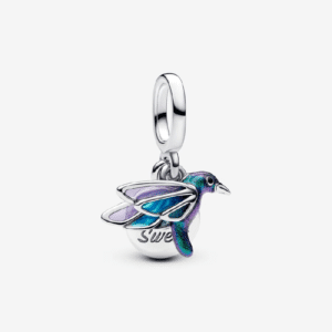 Pandora Hummingbird Double Dangle Charm 793746C01