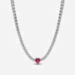 Pandora Halo Heart Choker 393549C01-EI
