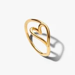 Organically Shaped Heart Small Ring 164361C00