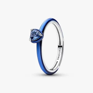 Blue Chakra Heart Ring 193088C03