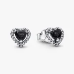 Elevated Heart Stud Earrings 298427C03