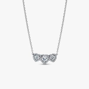 Halo Heart Trilogy Collier Necklace 394412C01