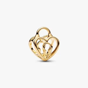 Openwork Heart Padlock Charm 764358C00