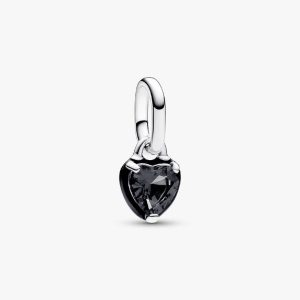 Pandora ME Black Chakra Heart Mini Dangle Charm 793042C01