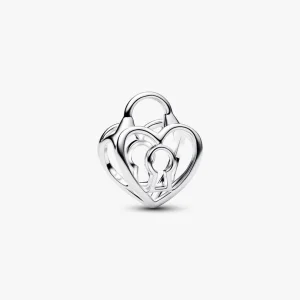 Openwork Heart Padlock Charm 794358C00
