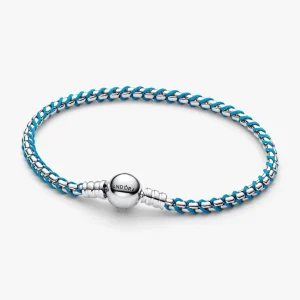 Blue Cord Snake Chain Bracelet 593816C01
