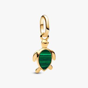 Green Turtle Mini Dangle Charm 763823C01