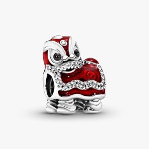 Chinese Lion New Year Charm 792043CZ