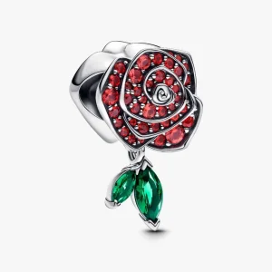 Sparkling Rose in Bloom Charm 793201C02